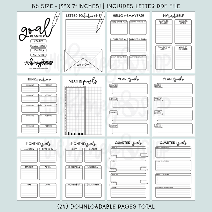 Reset | Deluxe Digital Babe Box - Printable Stickers &amp; Clipart