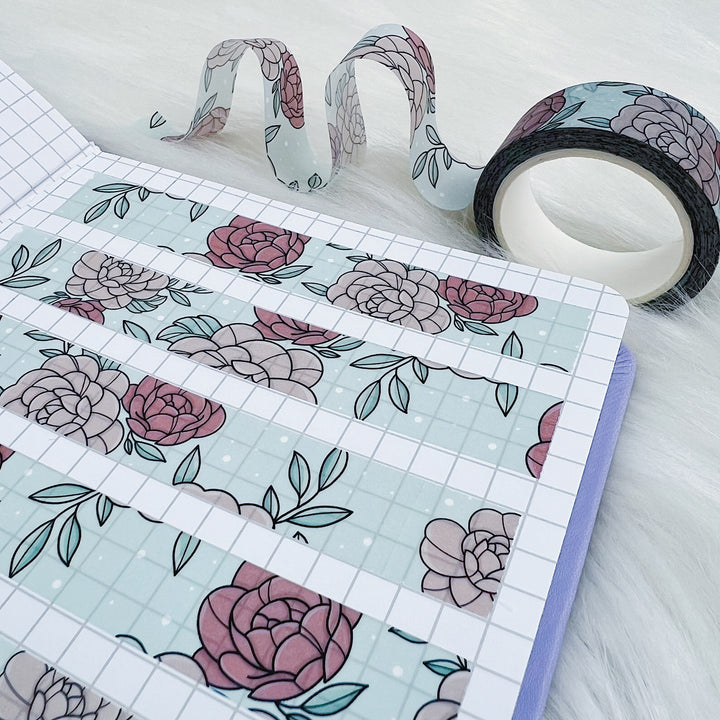 Restablecer cinta Washi floral | 15MM