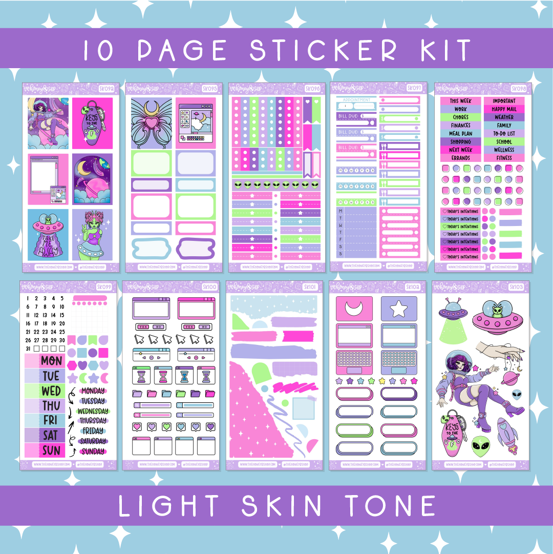 Supernova | Deluxe Digital Babe Box - Printable Stickers &amp; Clipart