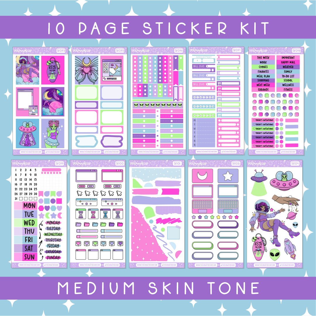 Supernova | Deluxe Digital Babe Box - Printable Stickers &amp; Clipart
