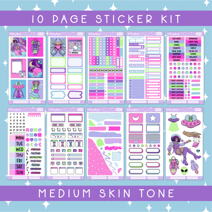 Supernova | Deluxe Digital Babe Box - Printable Stickers &amp; Clipart