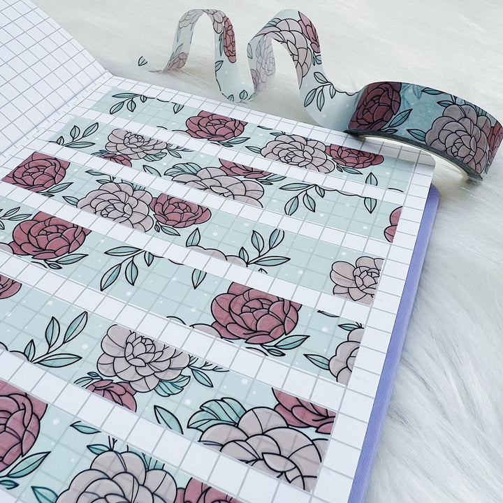 Restablecer cinta Washi floral | 15MM