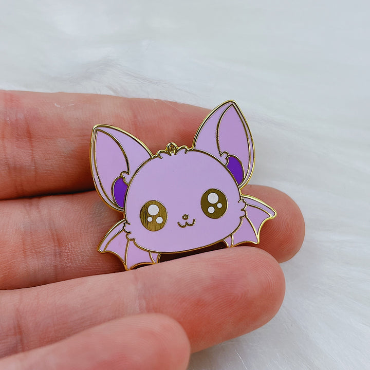 Kawaii Bat Enamel Pin | Gold Plated