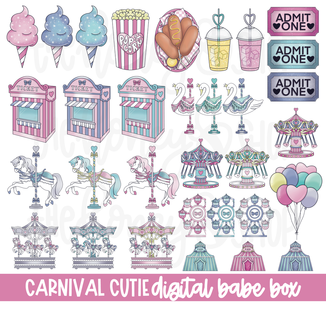 Carnival Cutie | July 2023 Digital Babe Box