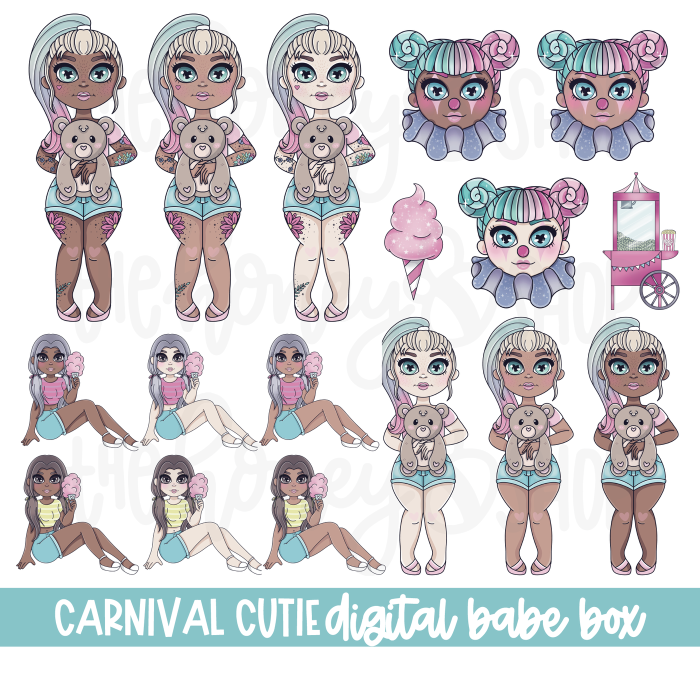 Carnival Cutie | July 2023 Digital Babe Box