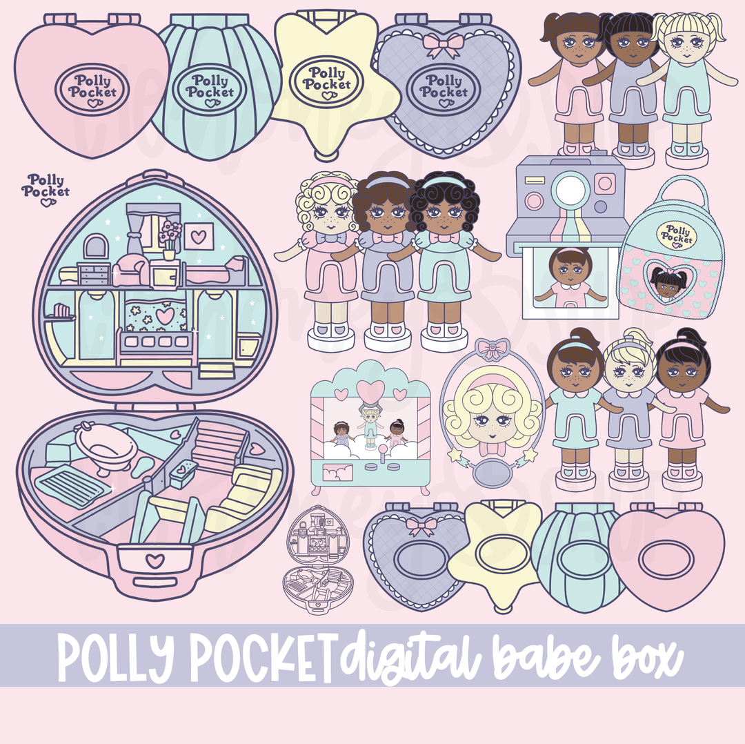 Polly Pocket May 2023 Digital Babe Box TheHoneyBShop