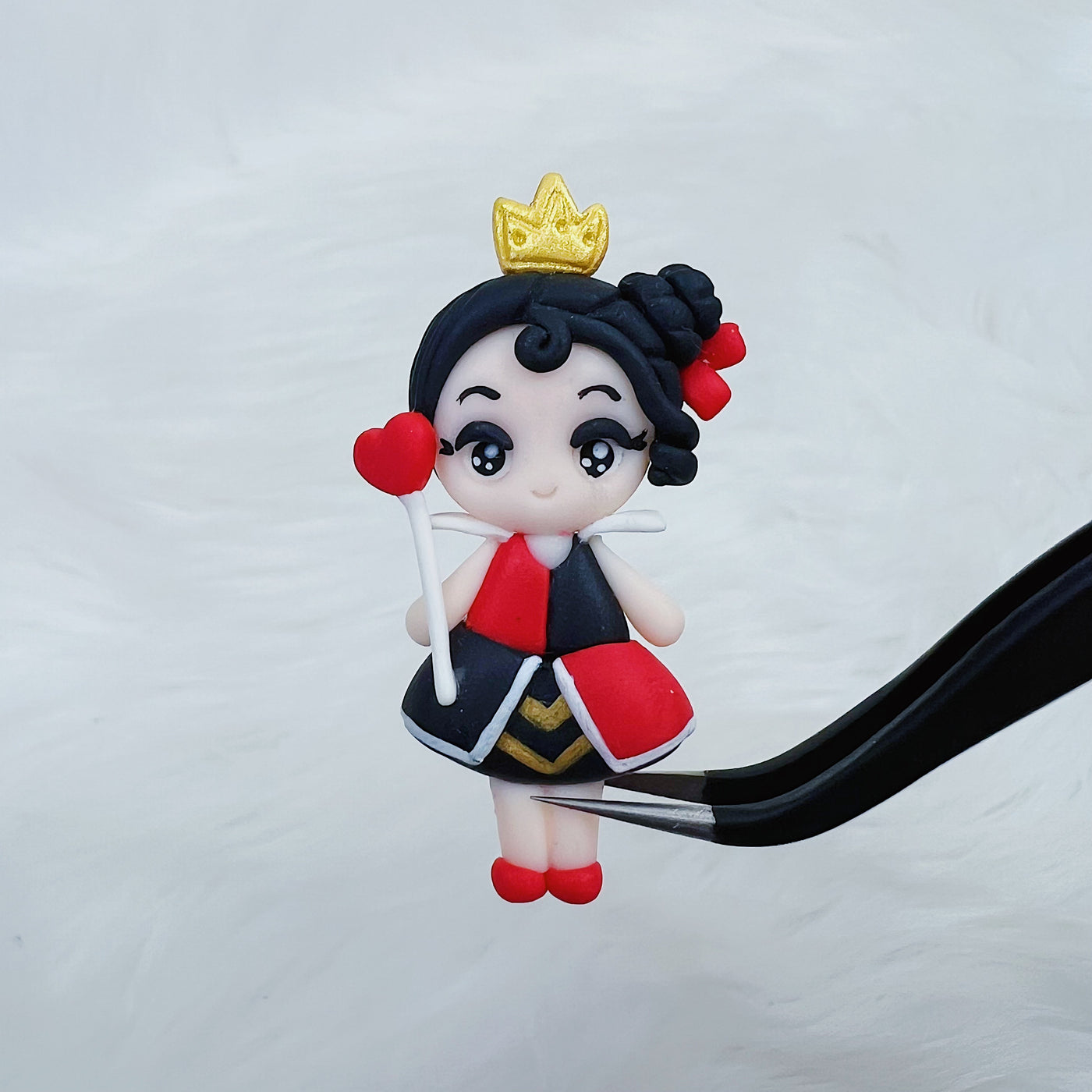 Queen of Hearts Babe Clay Doll | Seconds Quality | Read Description before Purchasing