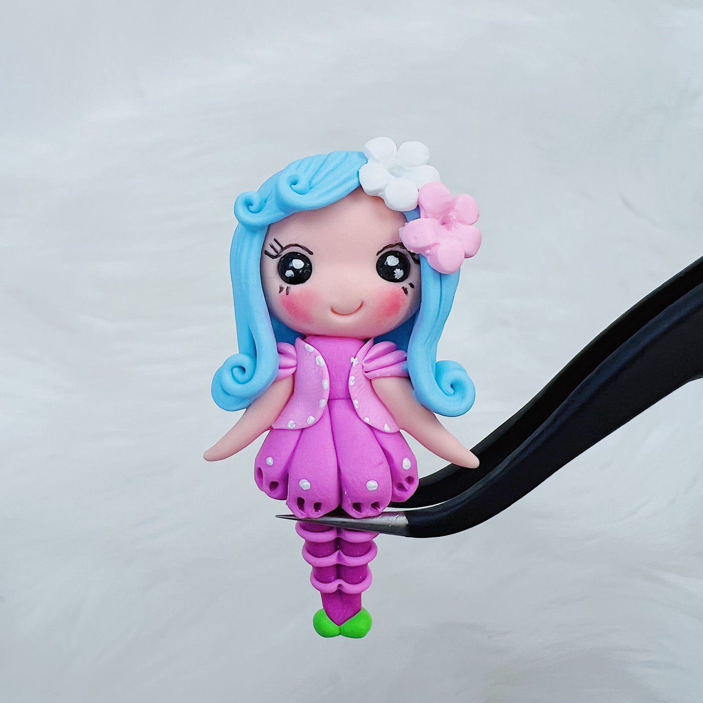 Raspberry Babe Clay Doll | Seconds Quality | Read Description before Purchasing