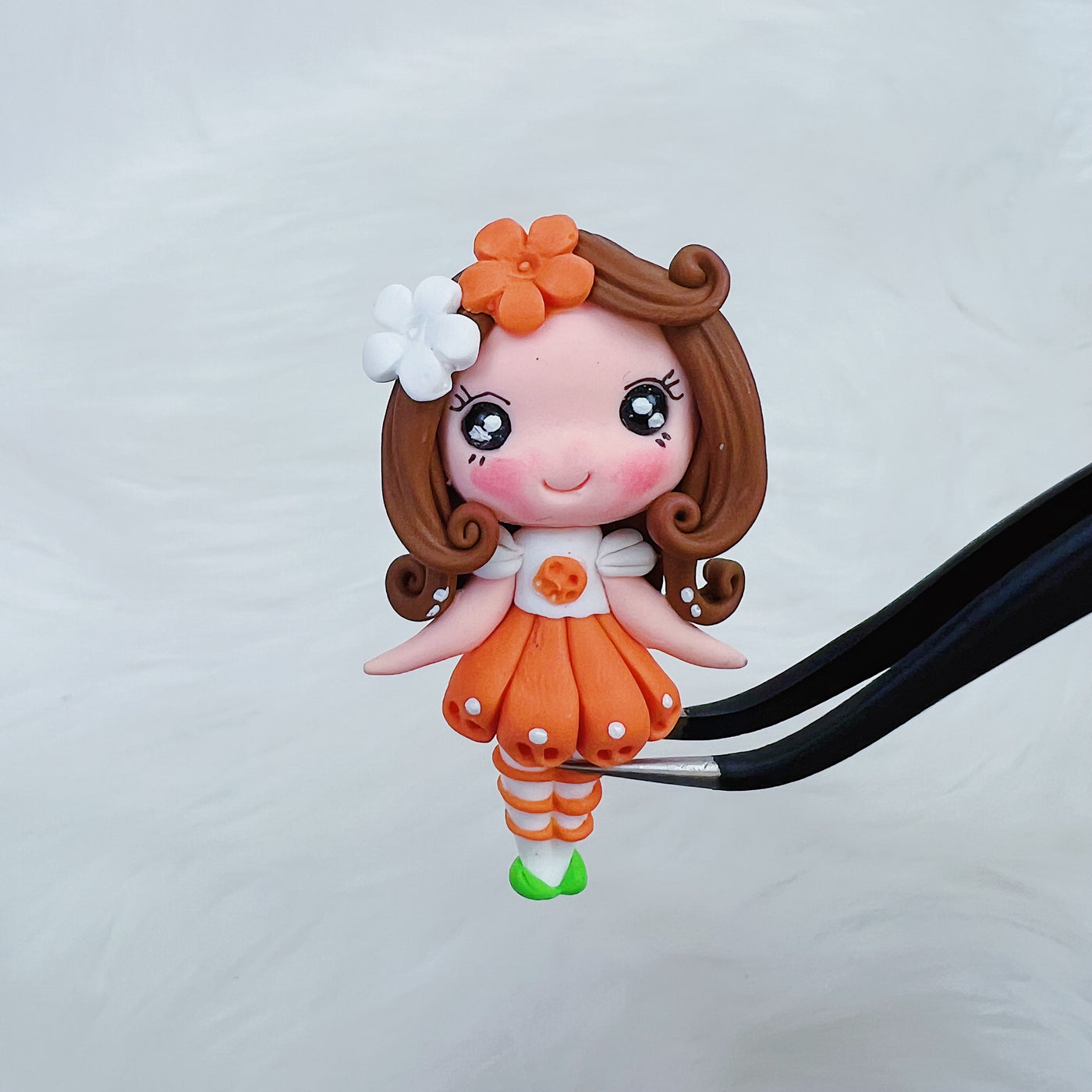 Orange Babe Clay Doll | Seconds Quality | Read Description before Purchasing