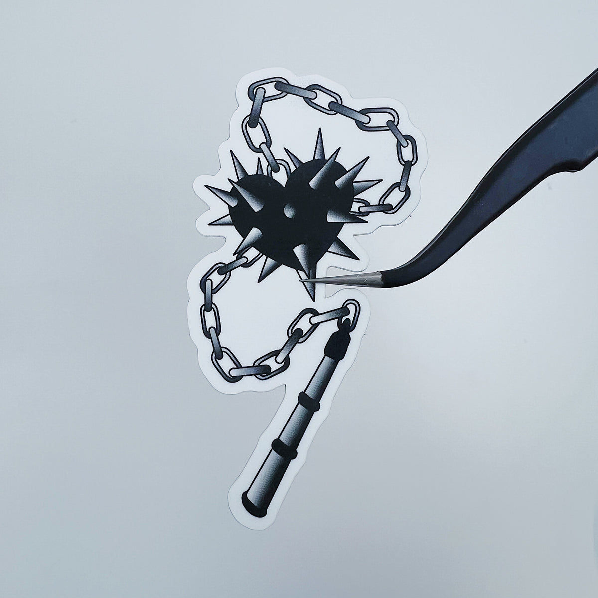 Heart Weapon Vinyl Sticker Die Cut | Odie's Tattoo Flash