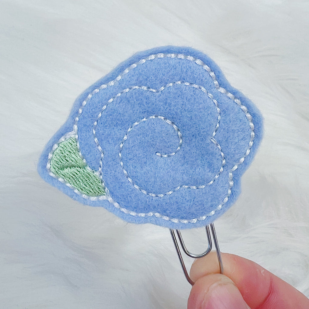 Floral Feltie Planner Clip | Choose your Color!
