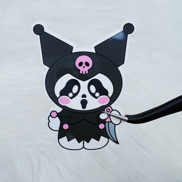 Killer Kuromi Vinyl Sticker Die Cut | Choose Your Finish