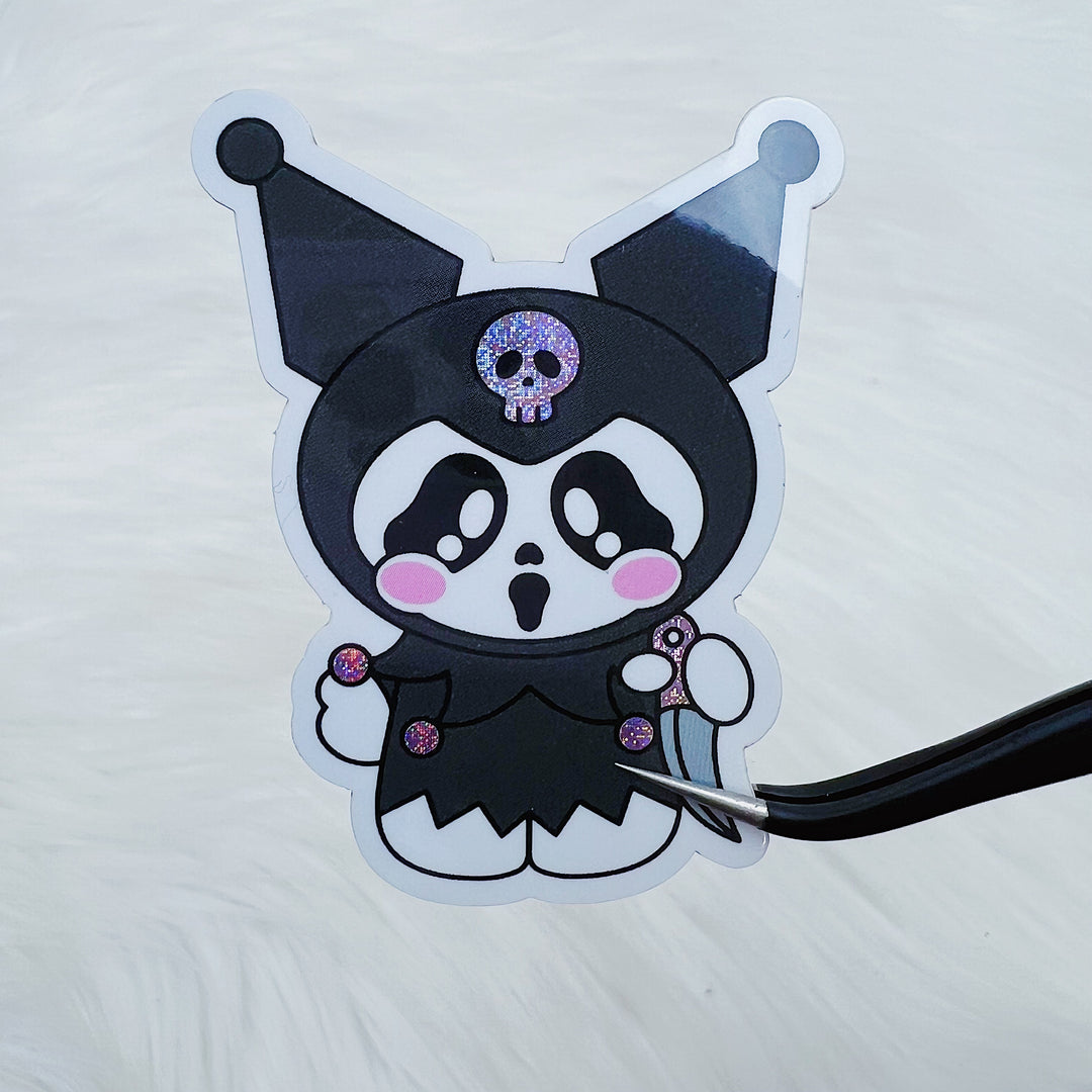 Killer Kuromi Vinyl Sticker Die Cut | Choose Your Finish