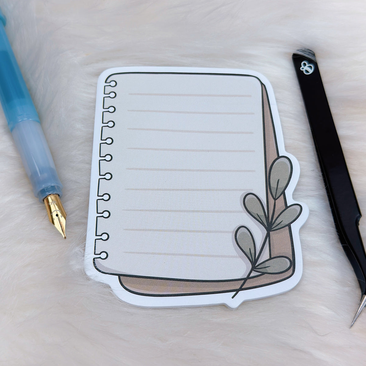 Homebody Lined Journal Die Cut Sticky Note