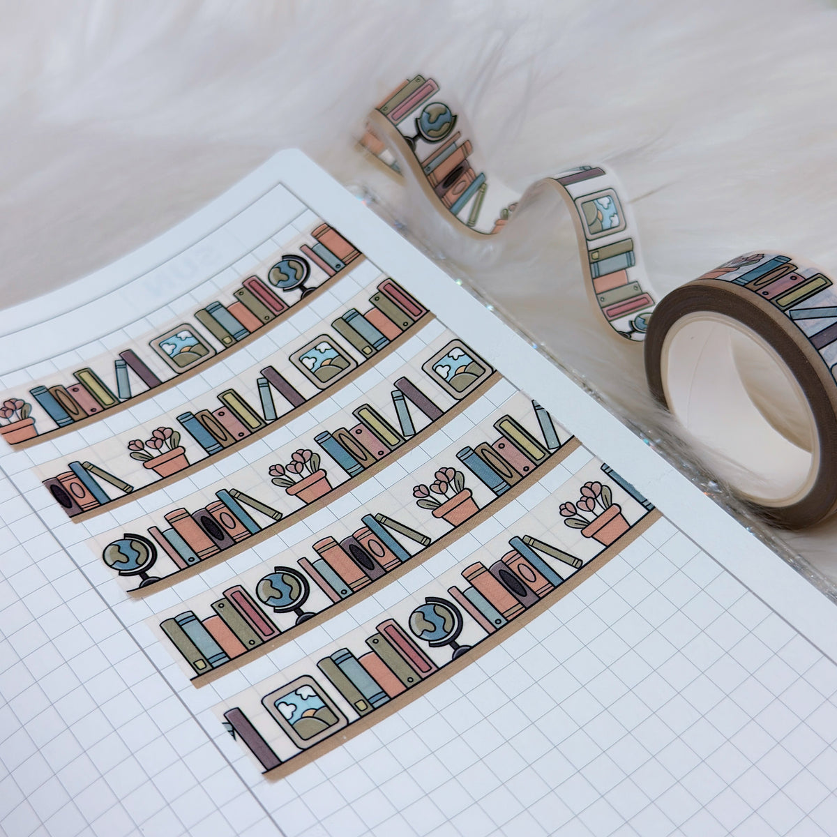 Homebody Bookshelf Washi Tape | 15MM