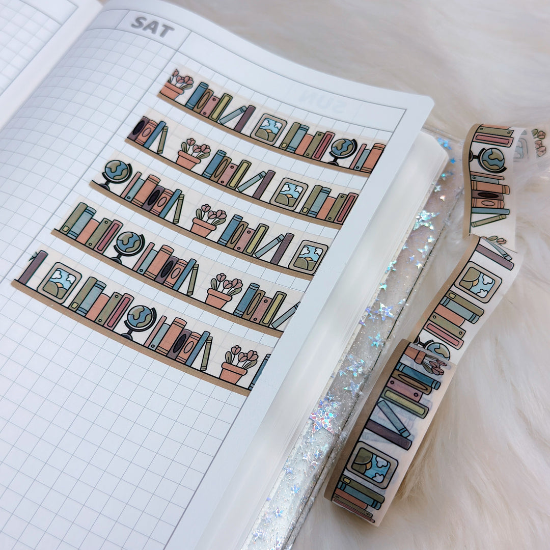 Homebody Bookshelf Washi Tape | 15MM