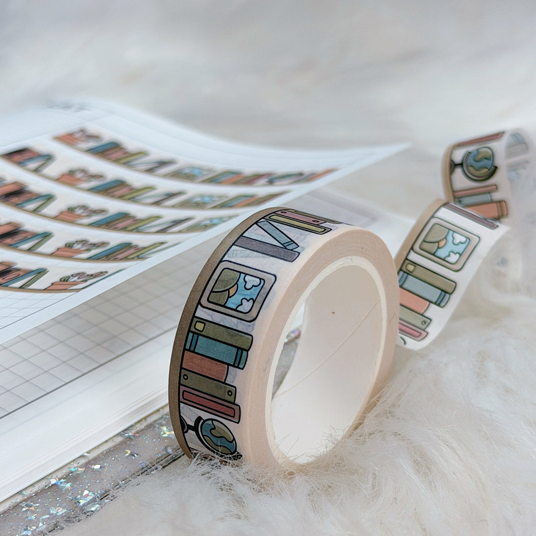 Homebody Bookshelf Washi Tape | 15MM