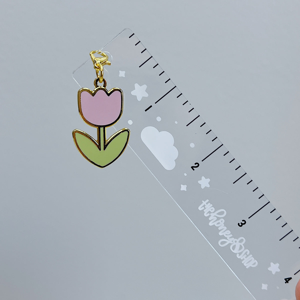 Tulip Enamel Charm