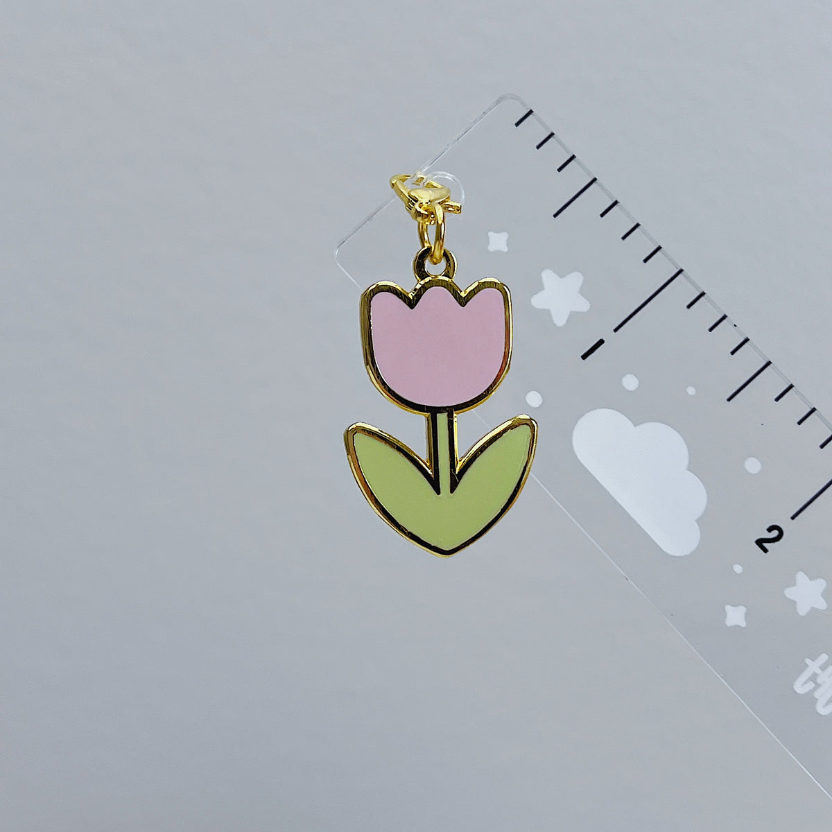 Tulip Enamel Charm