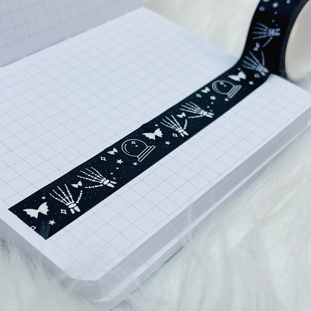 Skele Hands + Magic Ball Washi Tape | 15MM