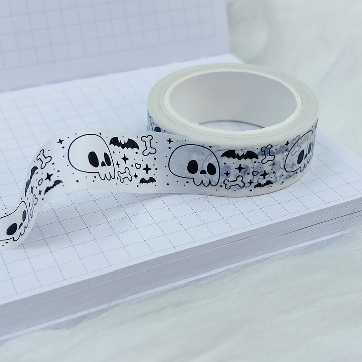 Skele + Bones White Washi Tape | 15MM