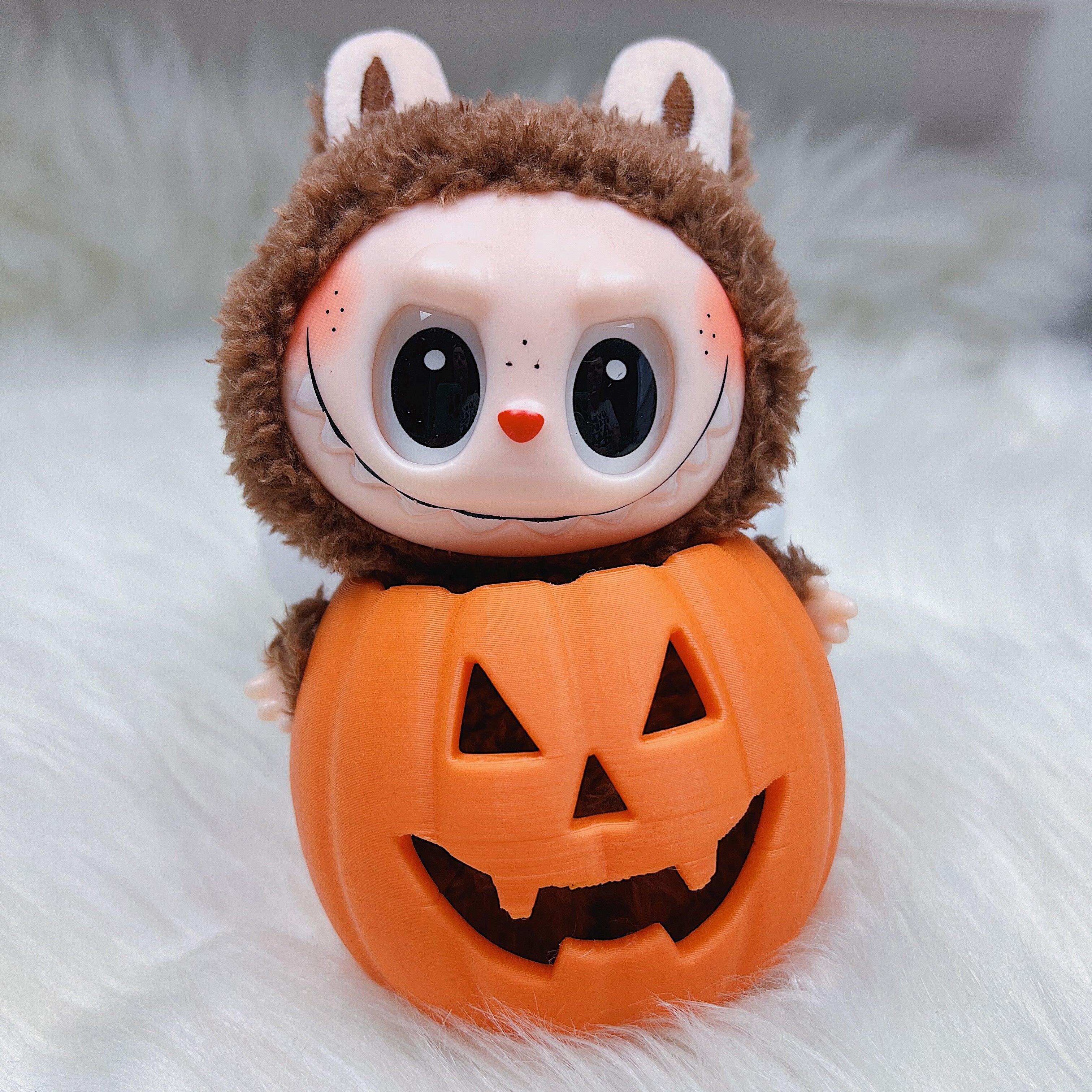 Jack'o'lantern Outfit | Accessory for Labubu | Secure Fit