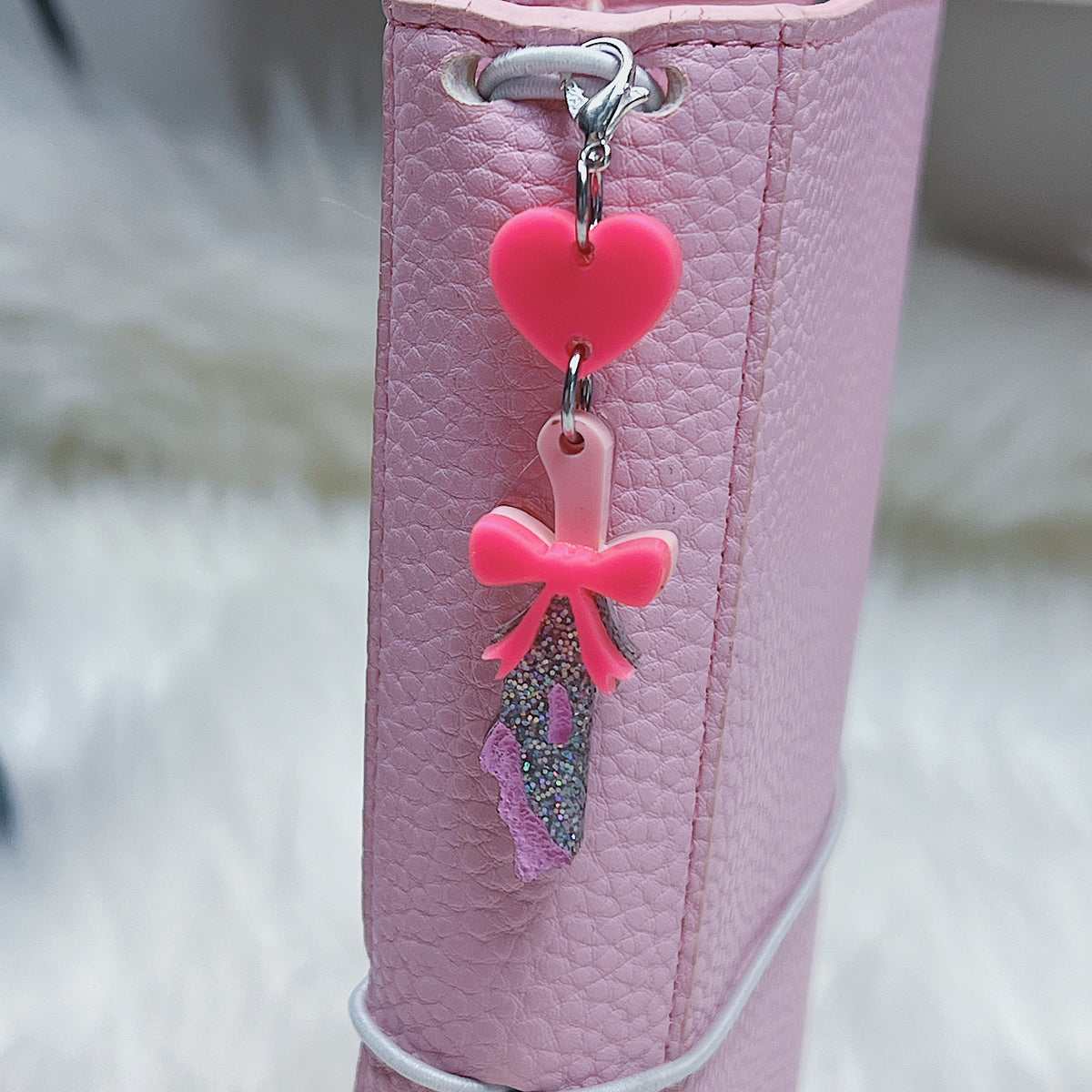 Kawaii Killer Knife Dangle Acrylic Charm