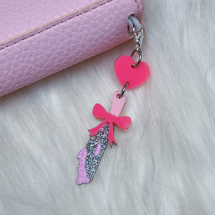 Encanto acrílico floral