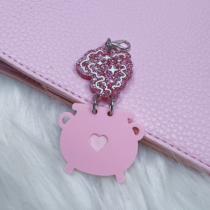 Witchy Cauldrons Dangle Acrylic Charm | Choose Your Color!