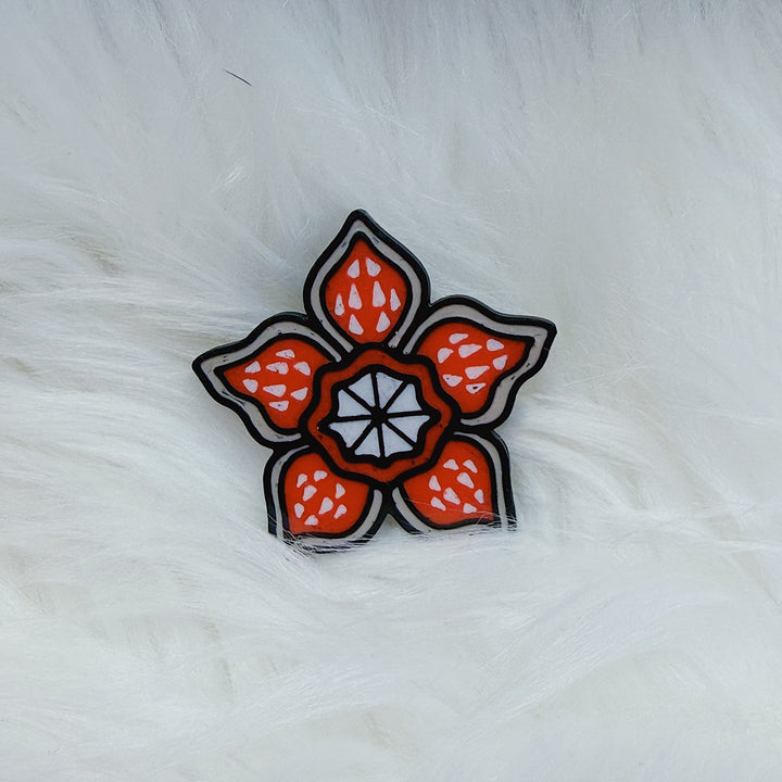 Encanto acrílico floral