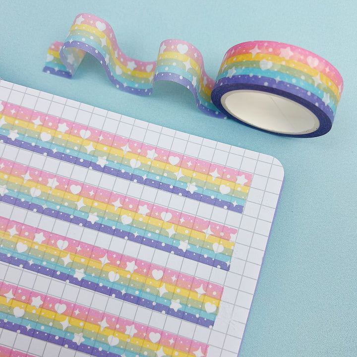 Lucky Rainbow Washi Tape | 15MM