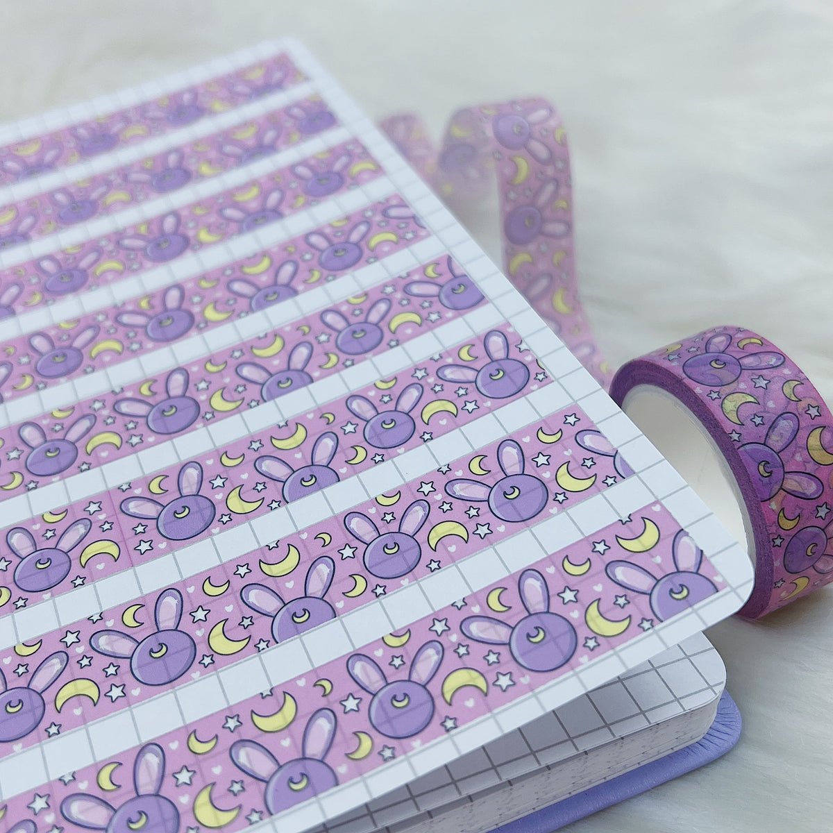 Moon Prism Bunnies Washi Tape | 15M