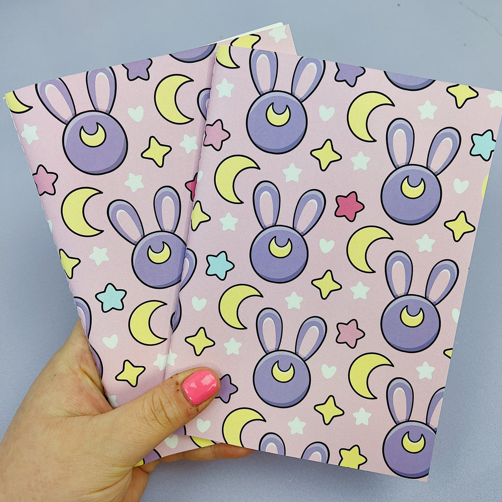 Moon Prism Bunnies B6 Reusable Sticker Book Insert