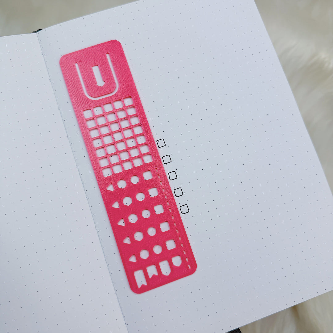 Bookmark Stencil for Bullet Journaling + Planning | Choose your Color Option!