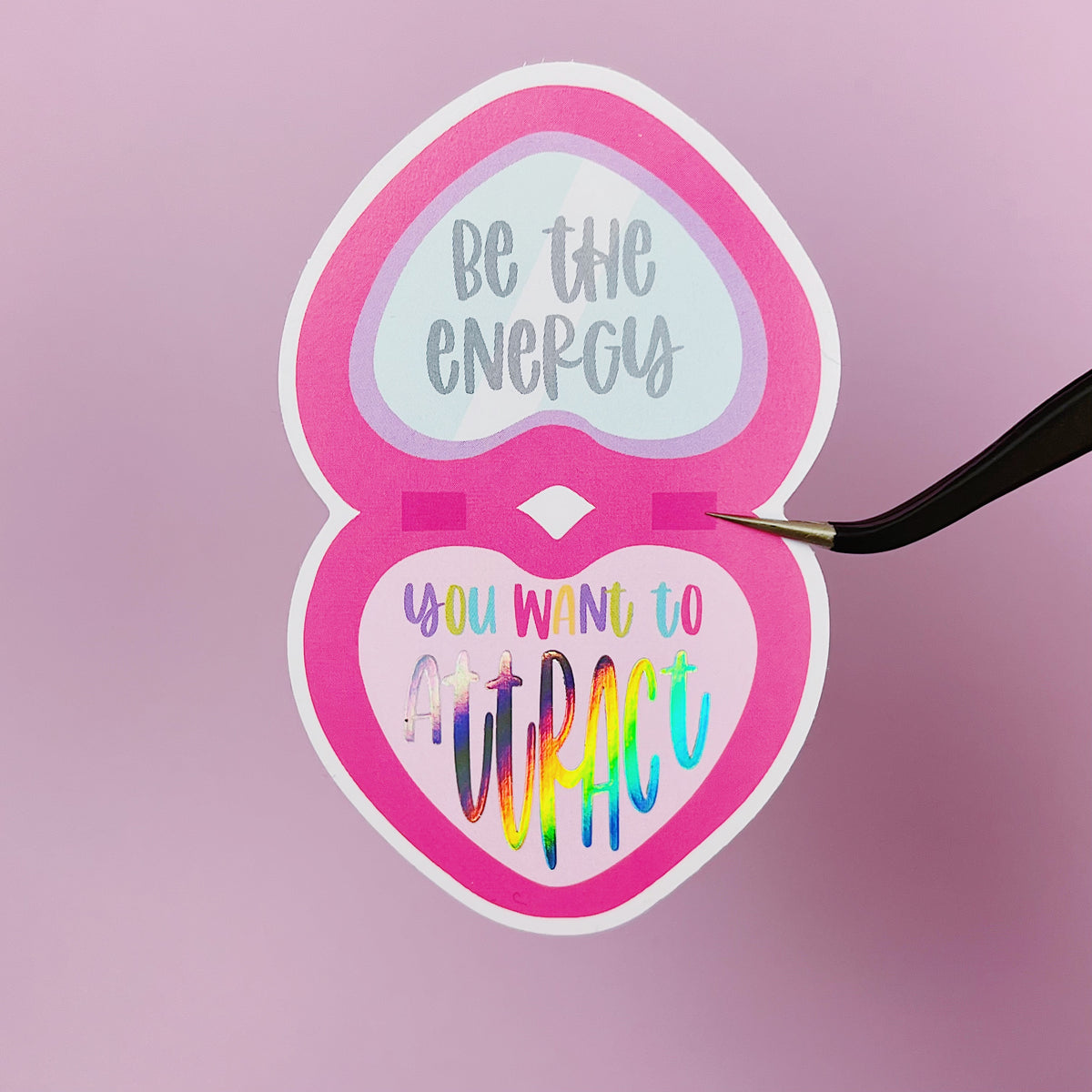 Doing My Best Sticker Vinyl Die Cut Pack | Holo Foiled