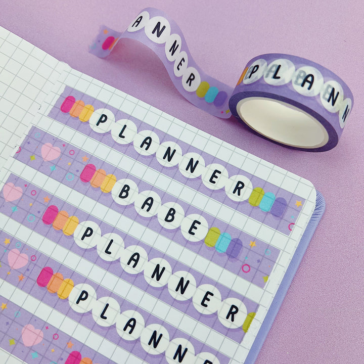 Planner Babe Friendship Bracelet Washi Tape | 15MM