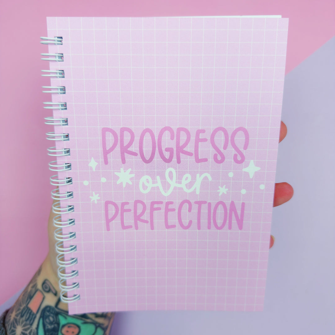 B6 Goal Journal Spiral Notebook | 5x7 Inches | Guided Goal Journal