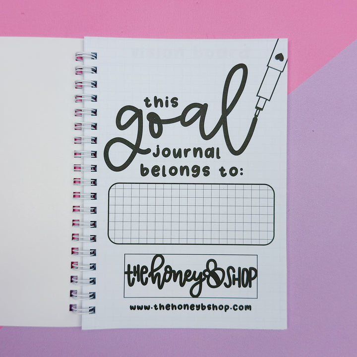B6 Goal Journal Spiral Notebook | 5x7 Inches | Guided Goal Journal