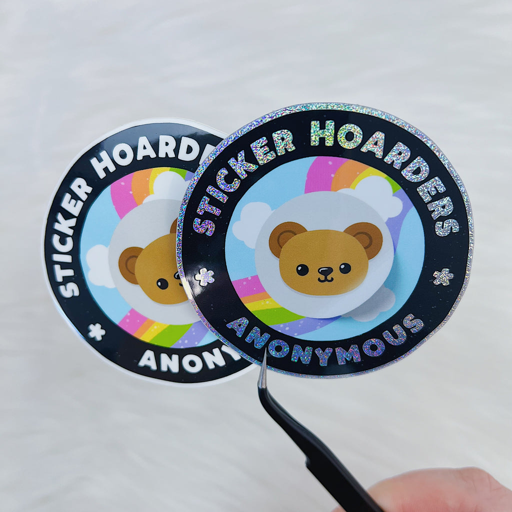Sticker Hoarder Anonymous Vinyl Sticker Die Cut | Choose Your Finish!