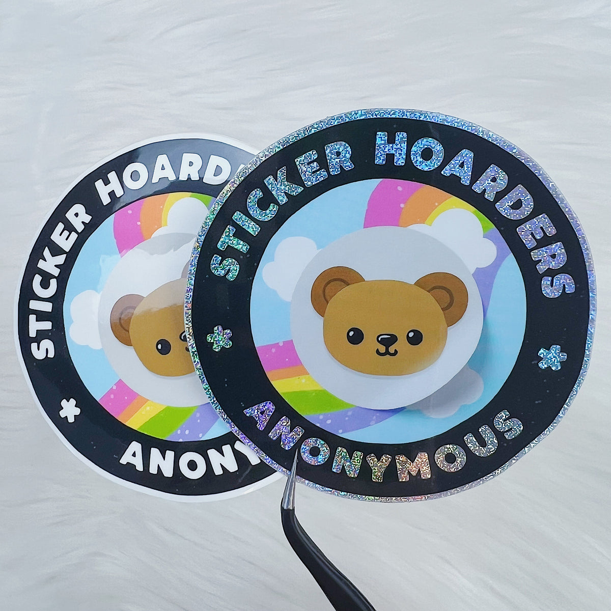 Sticker Hoarder Anonymous Vinyl Sticker Die Cut | Choose Your Finish!