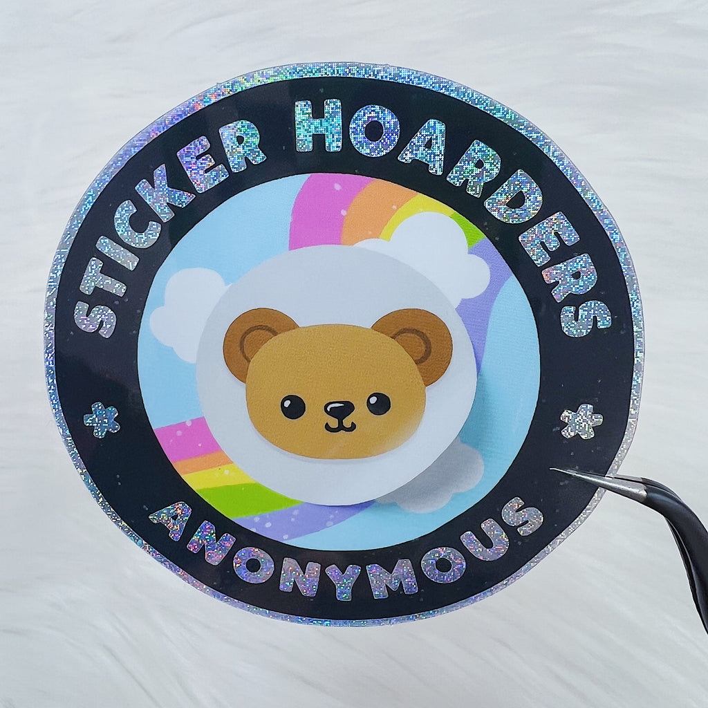 Sticker Hoarder Anonymous Vinyl Sticker Die Cut | Choose Your Finish!