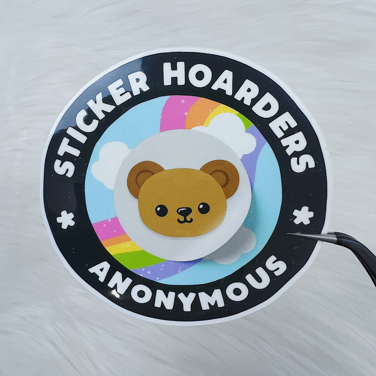 Sticker Hoarder Anonymous Vinyl Sticker Die Cut | Choose Your Finish!