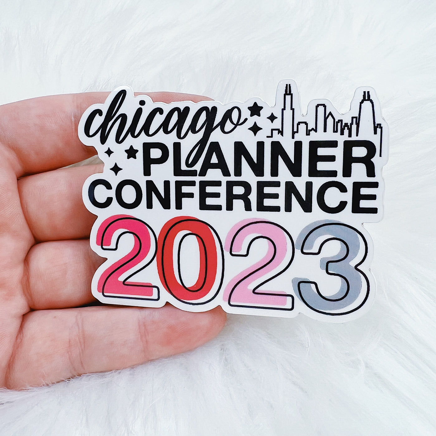 Chicago Planner Conference 2023 Vinyl Sticker Die Cut