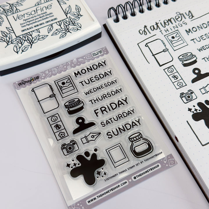 Juego de sellos transparentes Crafty at Heart