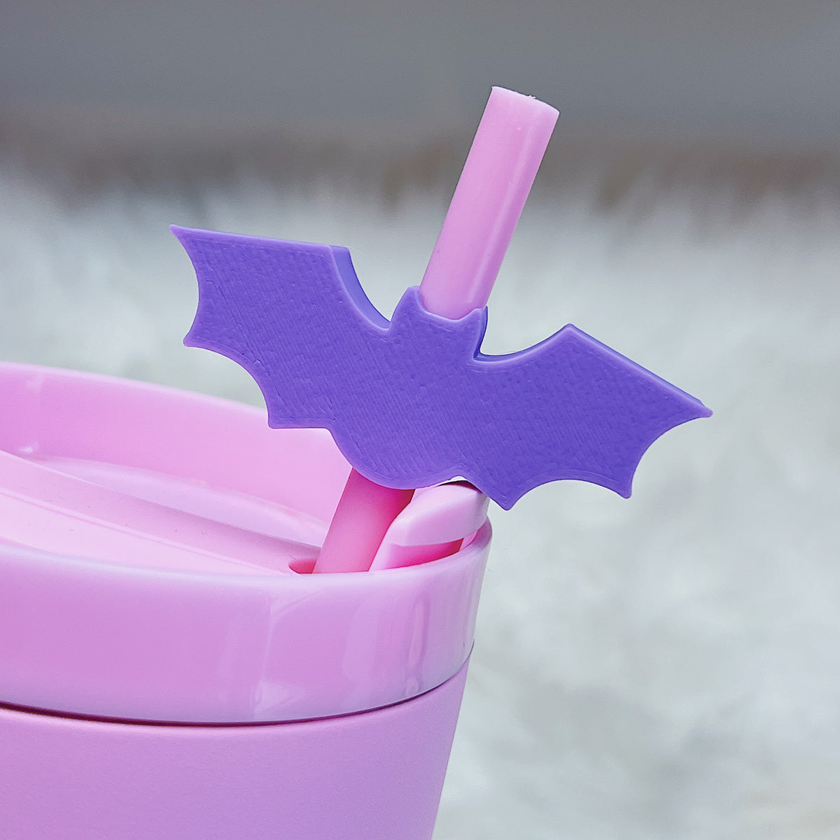 It's Frickin' Bats Straw Buddy | 3D Printed Straw Topper | Choose Your Color Option!