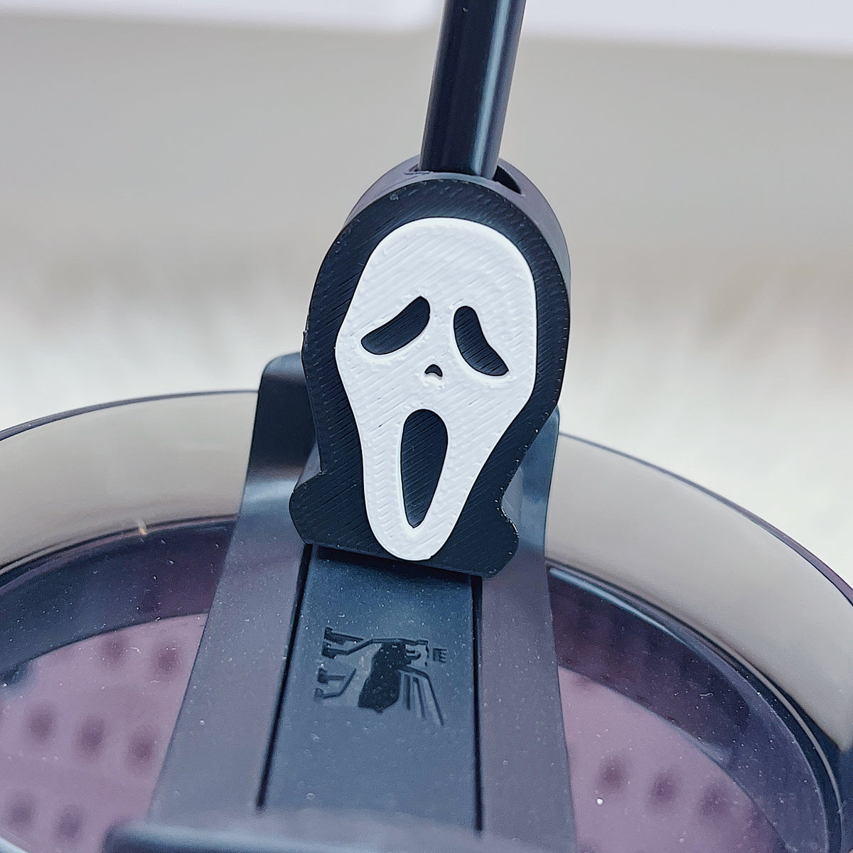 Ghost Face Straw Buddy | 3D Printed Straw Topper