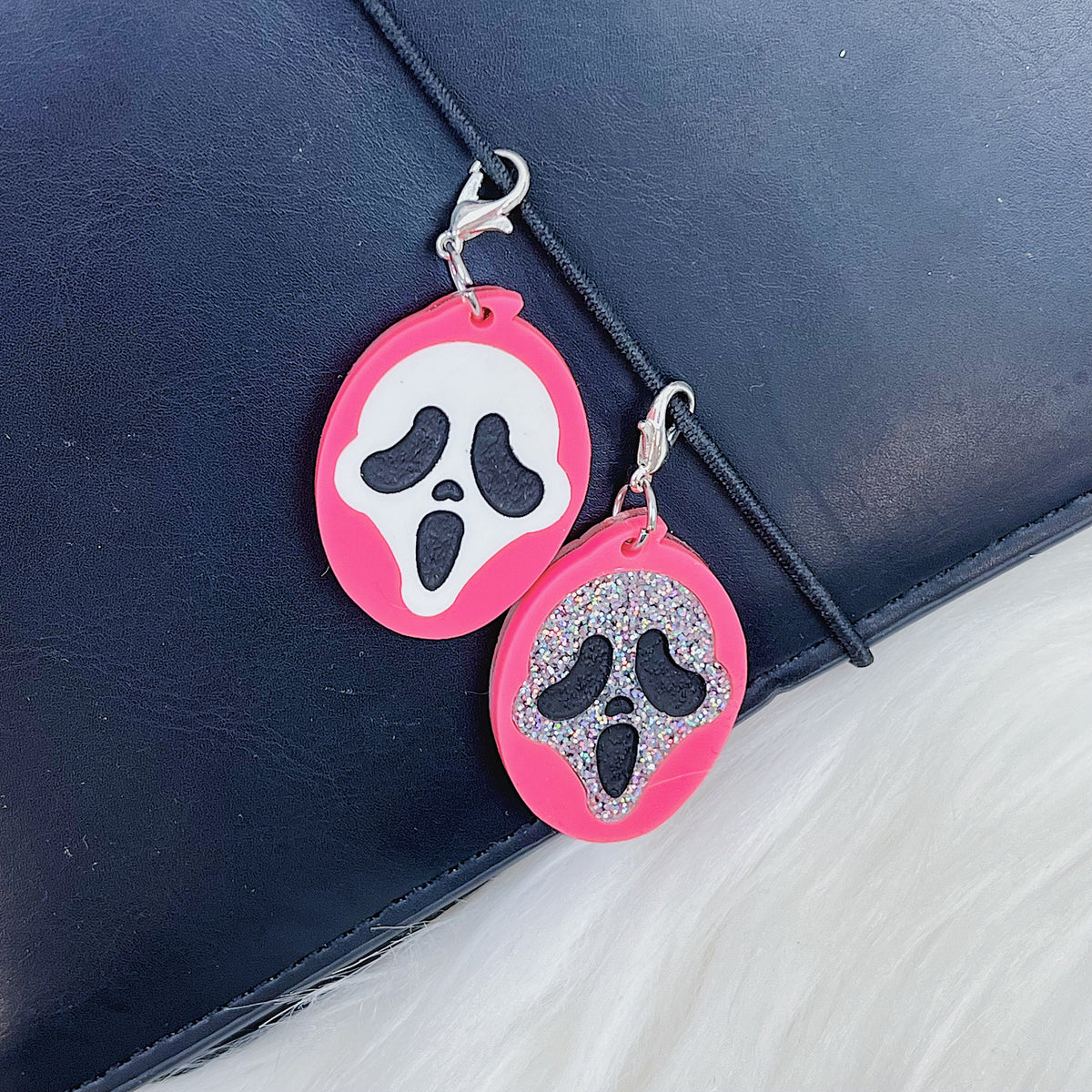 Ghostieface Pink Acrylic Charm | Choose Your Color!