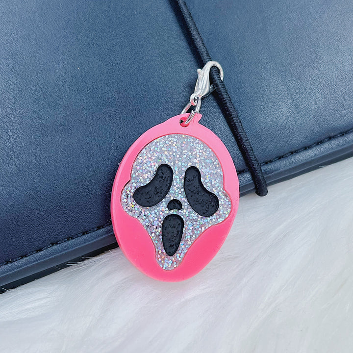 Ghostieface Pink Acrylic Charm | Choose Your Color!