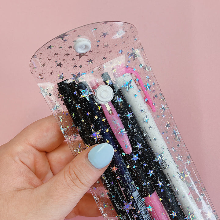 Clear Star Jelly Pen Sleeve