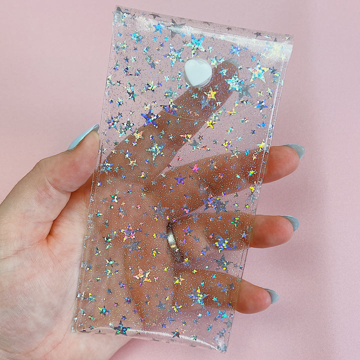 Clear Star Jelly Pen Sleeve